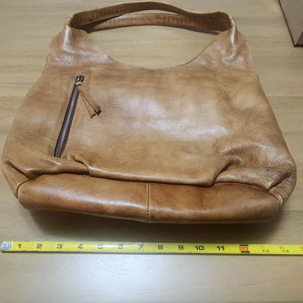 Latico Leather Camilla Boho Shoulder Bag In Camel Tan Leather New
